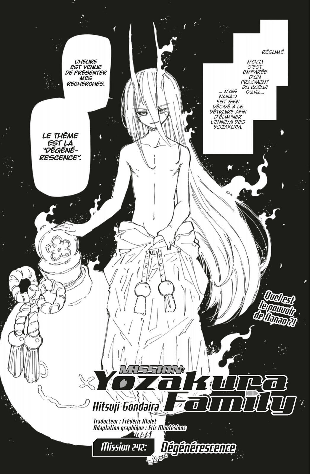 Read Mission Yozakura Family FRANCAIS Manga Online