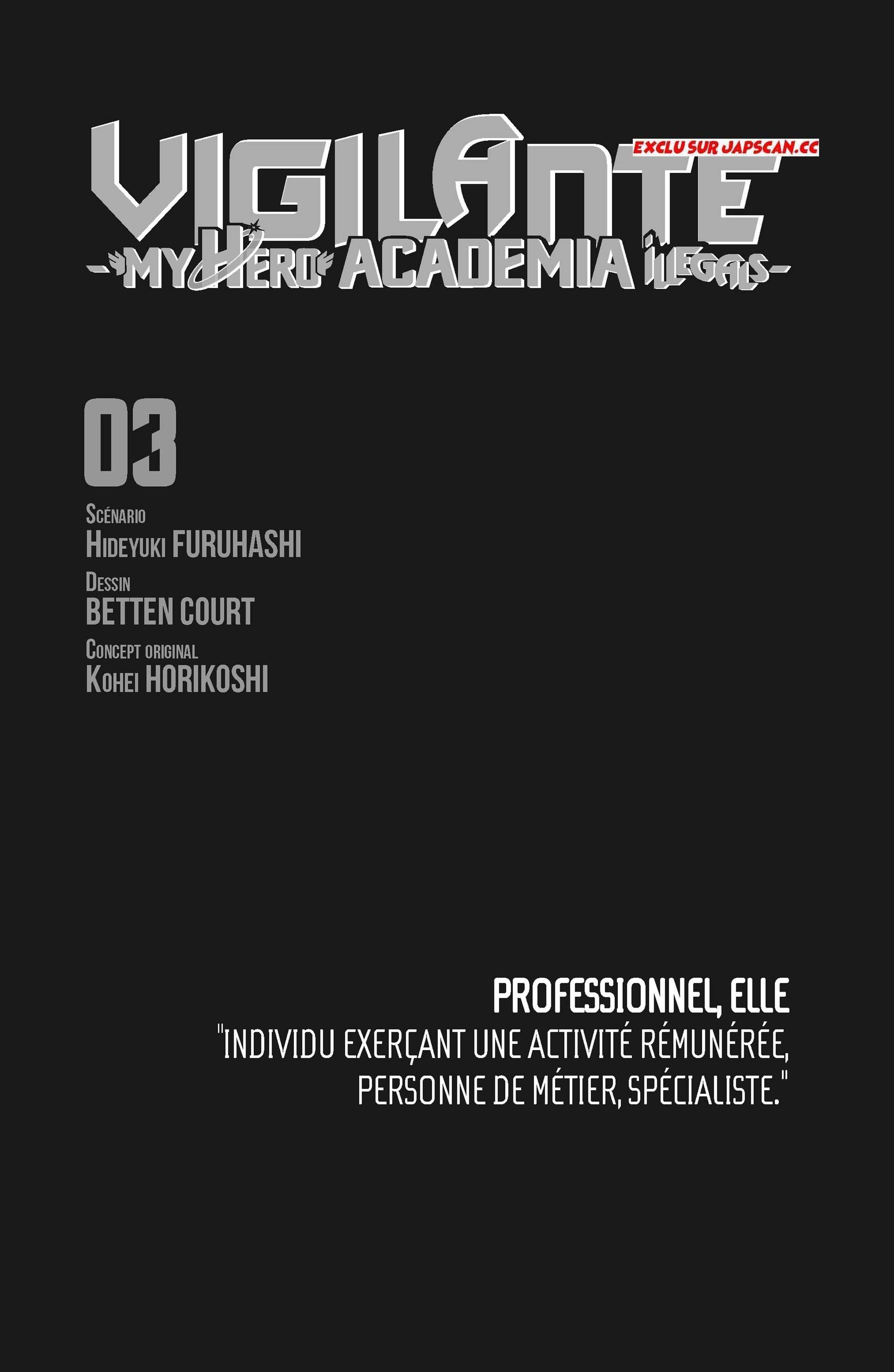 Read My Hero Academia Vigilantes FRANCAIS Manga Online