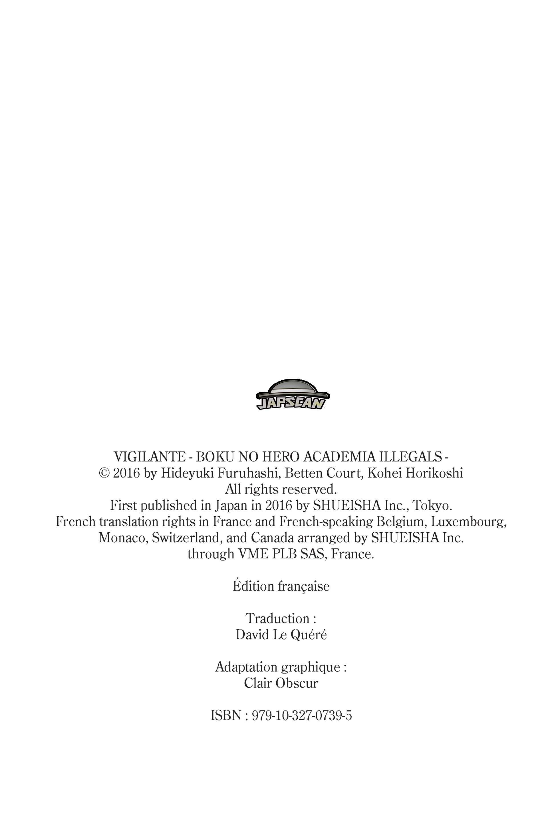 Read My Hero Academia Vigilantes FRANCAIS Manga Online