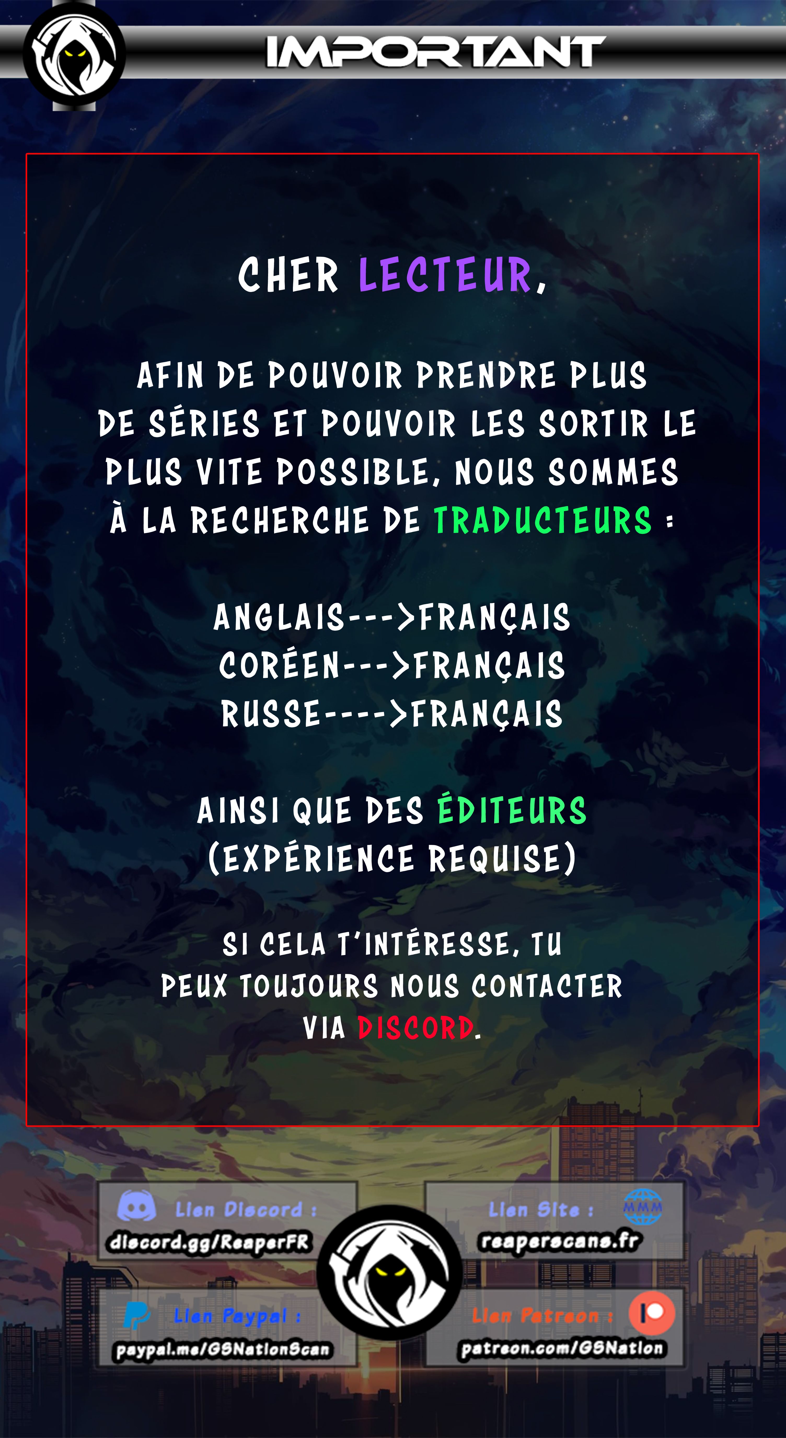 Read Second Life ranker FRANCAIS Manga Online