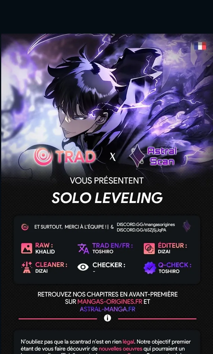 Read Solo Leveling FRANCAIS Manga Online