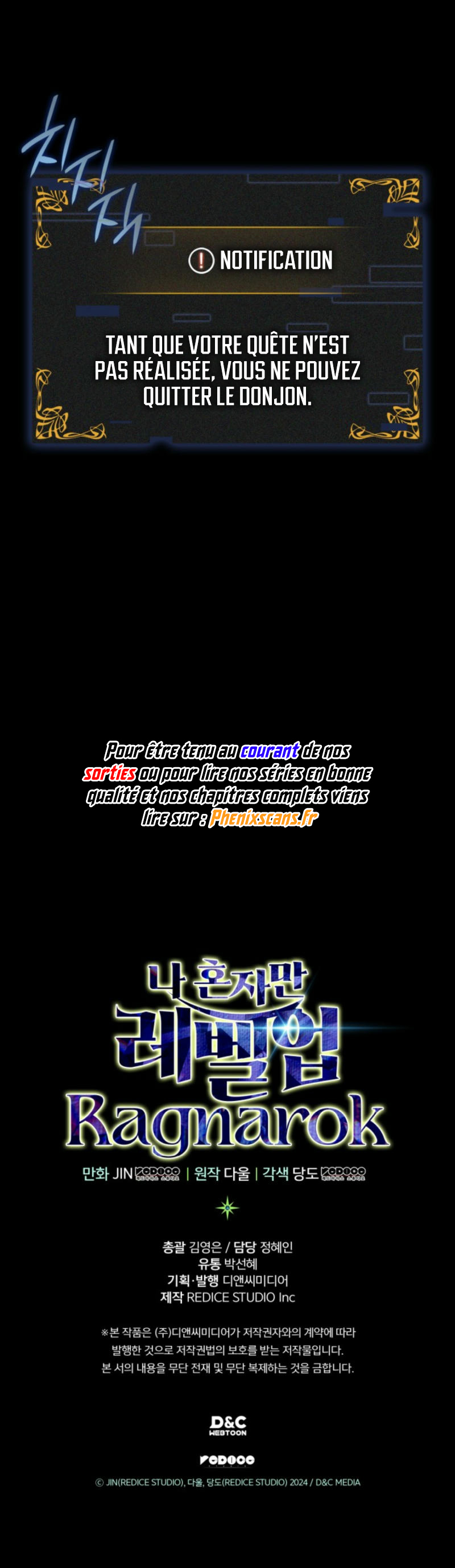 Read Solo leveling Ragnarok FRANCAIS Manga Online