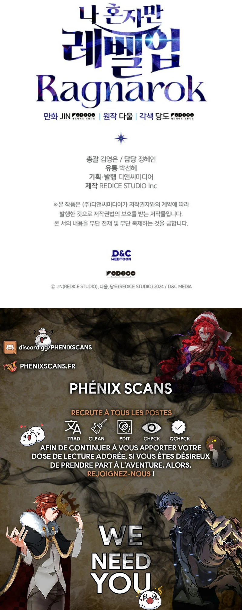 Read Solo leveling Ragnarok FRANCAIS Manga Online