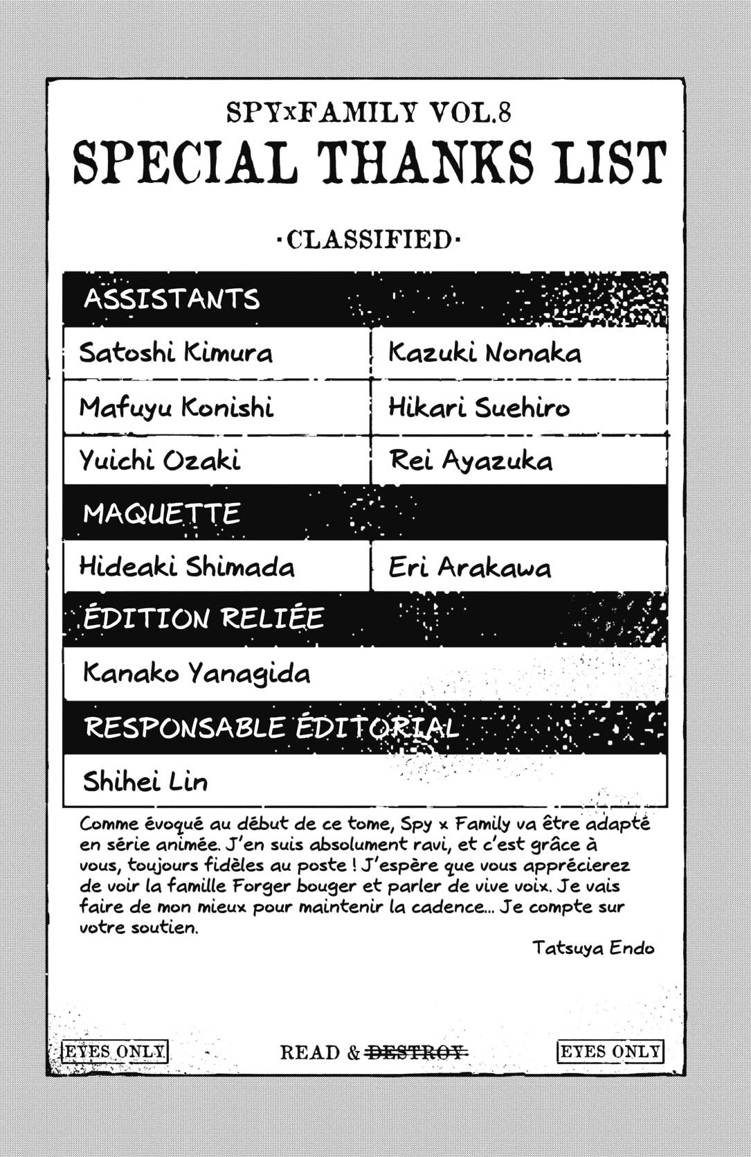 Read Spy X Family FRANCAIS Manga Online