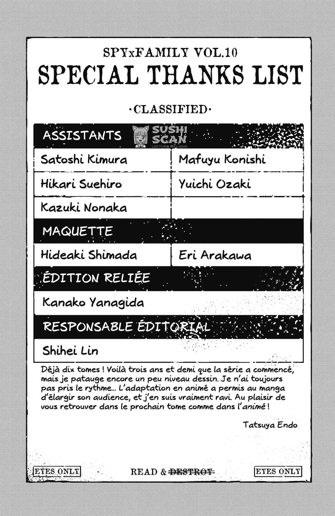 Read Spy X Family FRANCAIS Manga Online