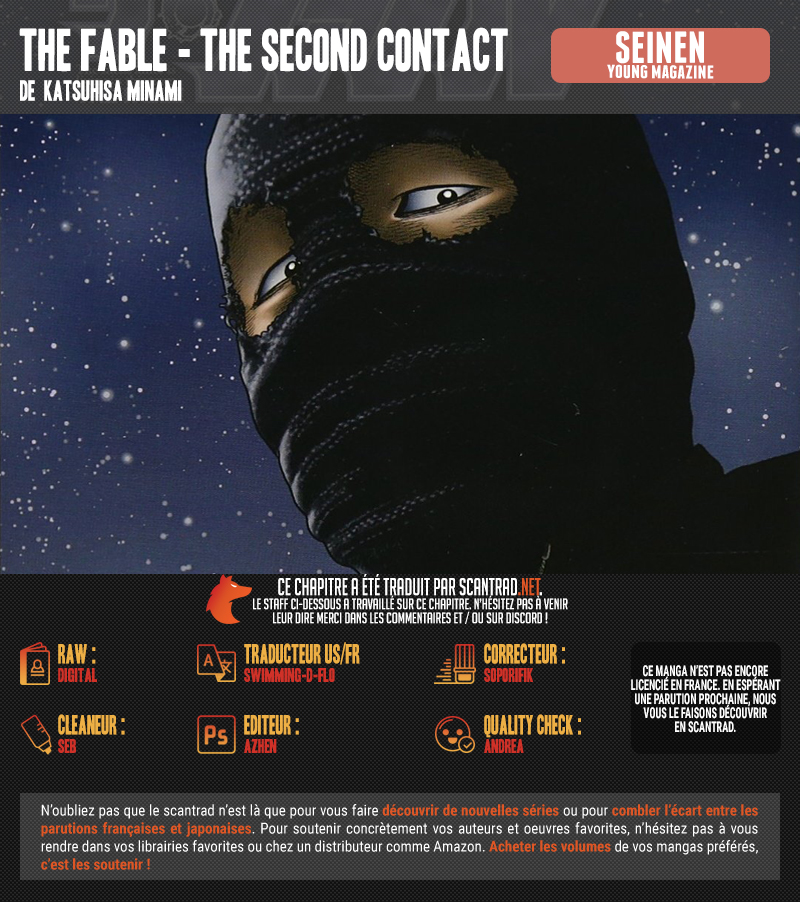 Read The Fable The Second contact and The Third Secret FRANCAIS Manga Online