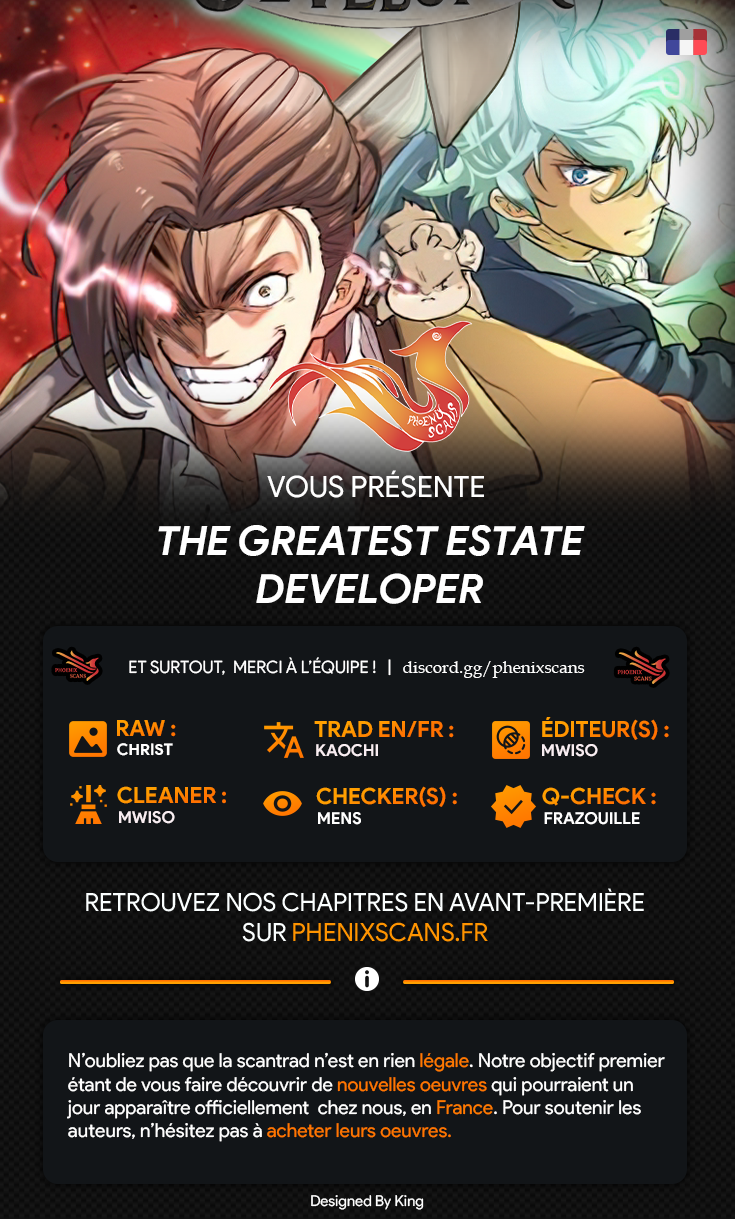 Read The Greatest Estate Developer FRANCAIS Manga Online