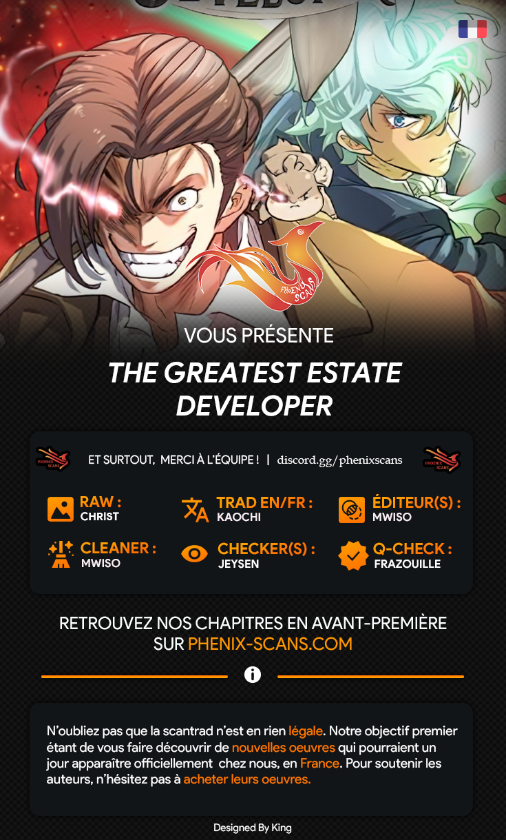 Read The Greatest Estate Developer FRANCAIS Manga Online