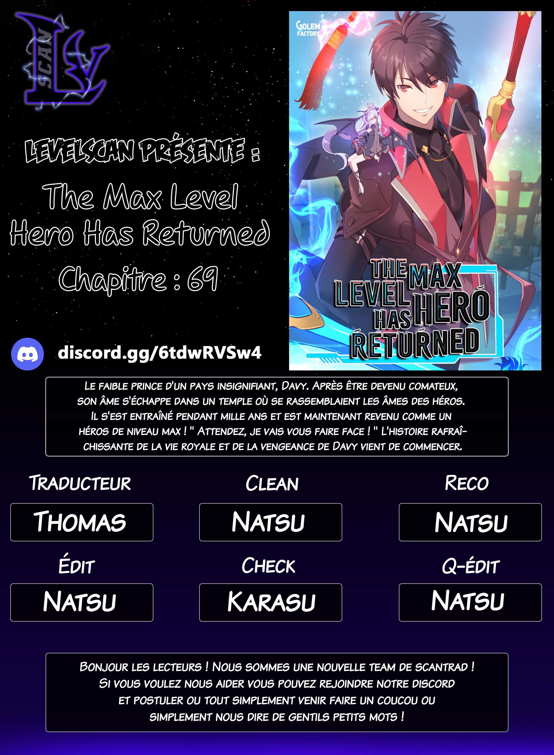 Read The Max Level Hero has Returned FRANCAIS Manga Online