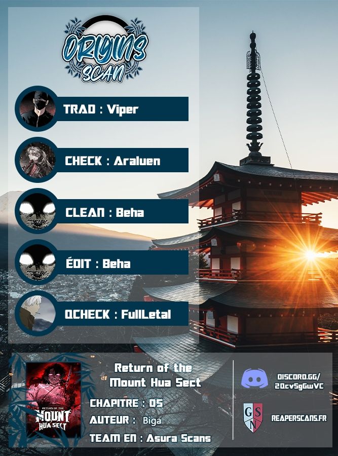 Read The Returns of The Mount Hua Sect FRANCAIS Manga Online