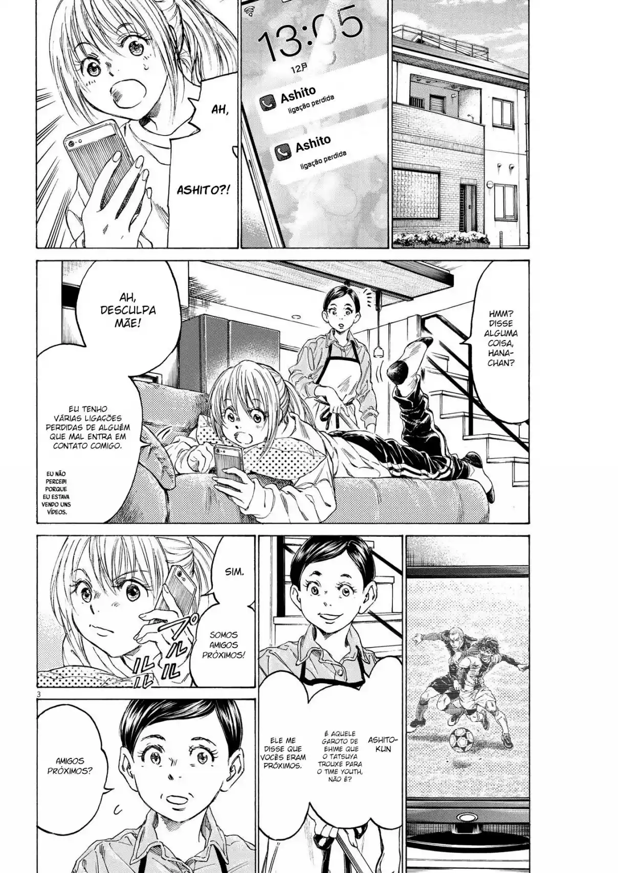 Read Ao Ashi Português Manga Online