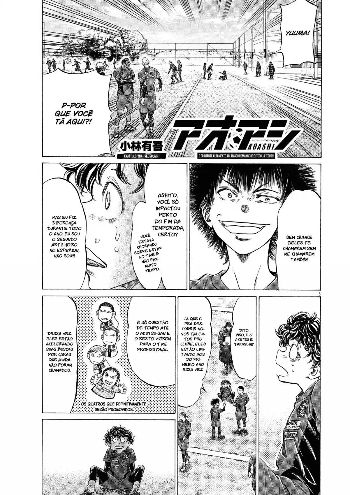 Read Ao Ashi Português Manga Online