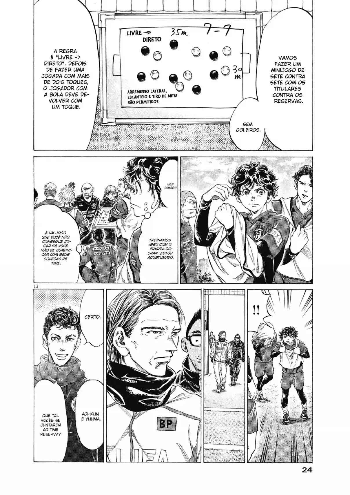 Read Ao Ashi Português Manga Online