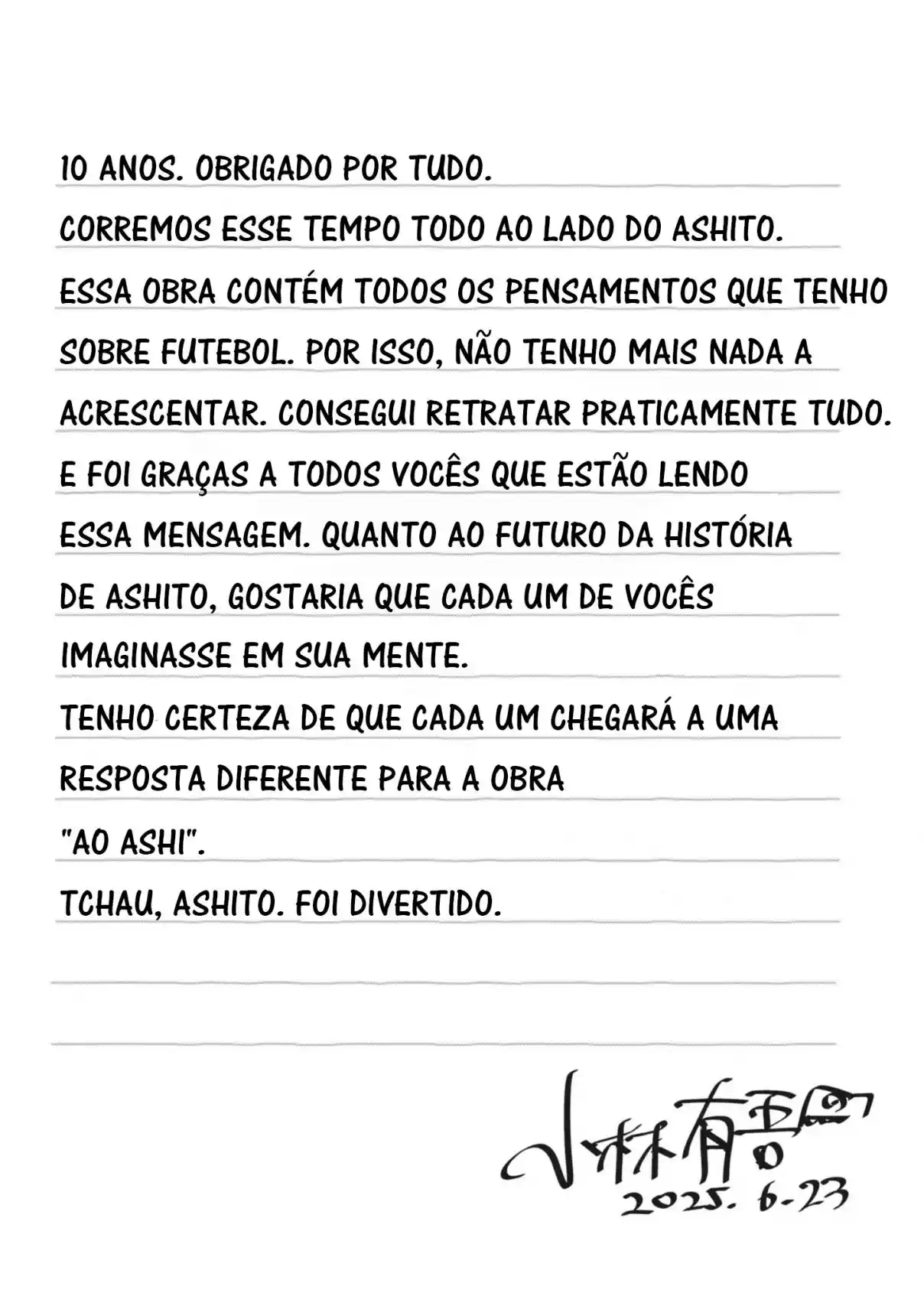 Read Ao Ashi Português Manga Online