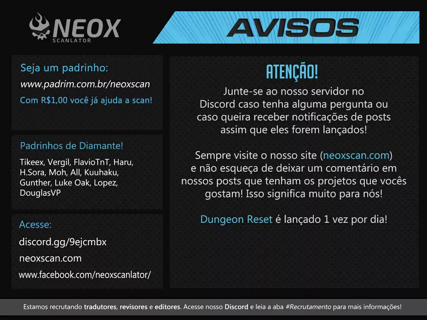 Read Dungeon Reset Português Manga Online