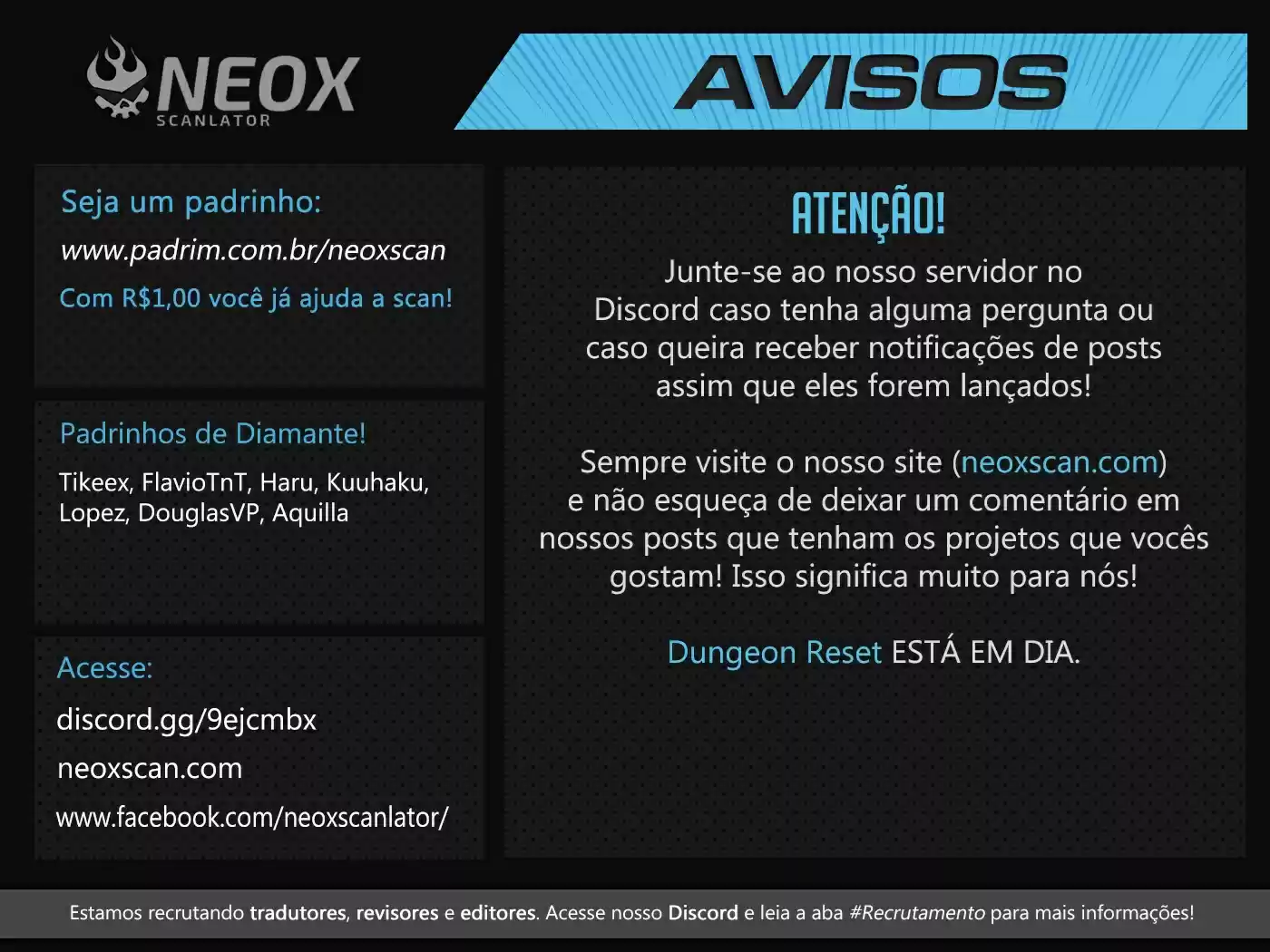 Read Dungeon Reset Português Manga Online