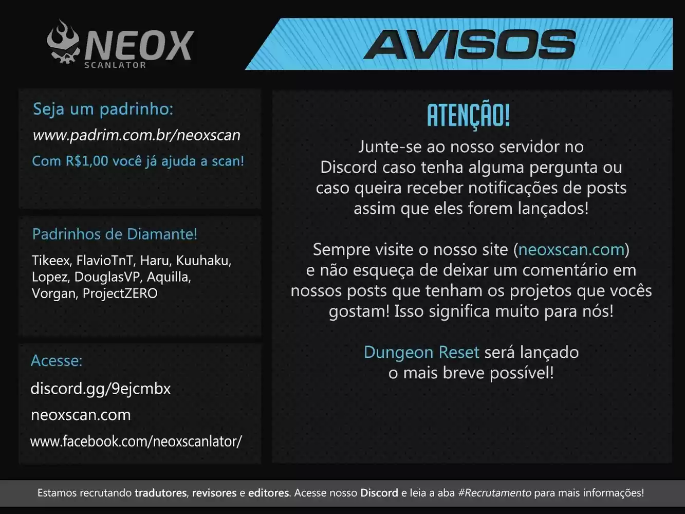 Read Dungeon Reset Português Manga Online