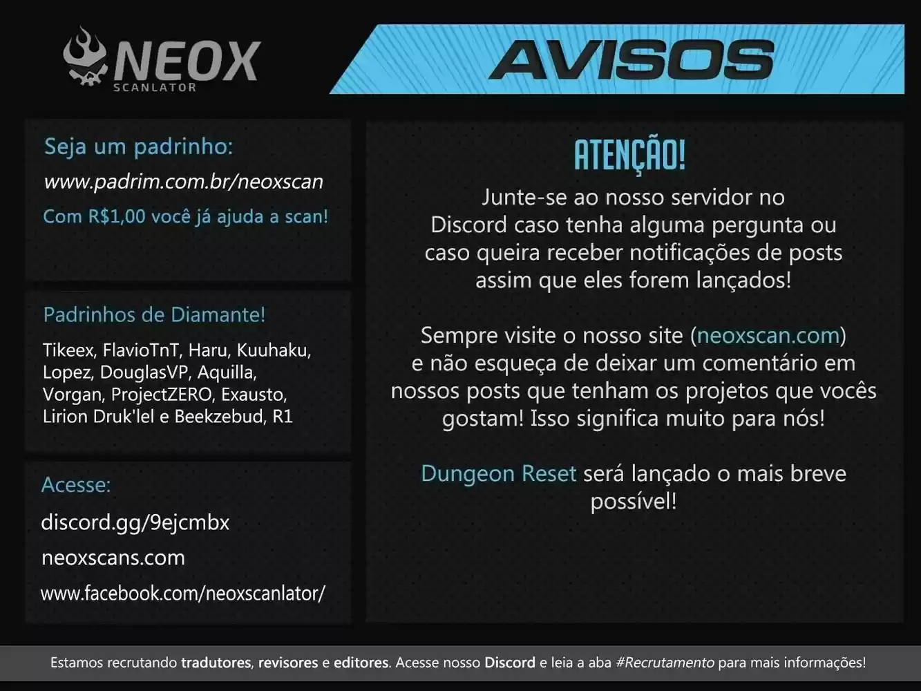 Read Dungeon Reset Português Manga Online