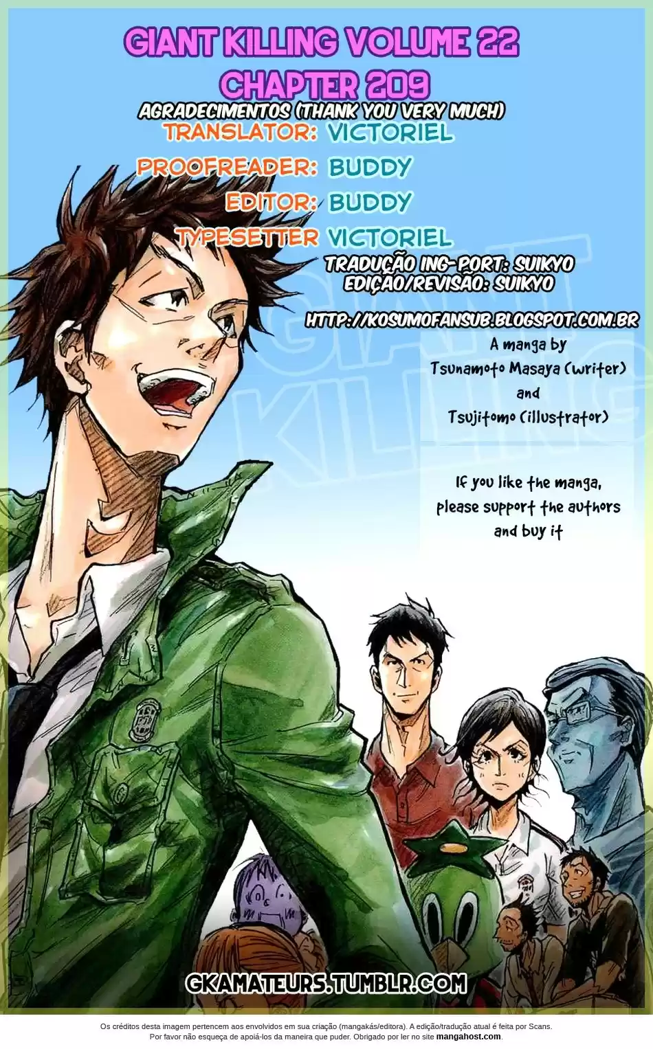 Read Giant Killing Português Manga Online
