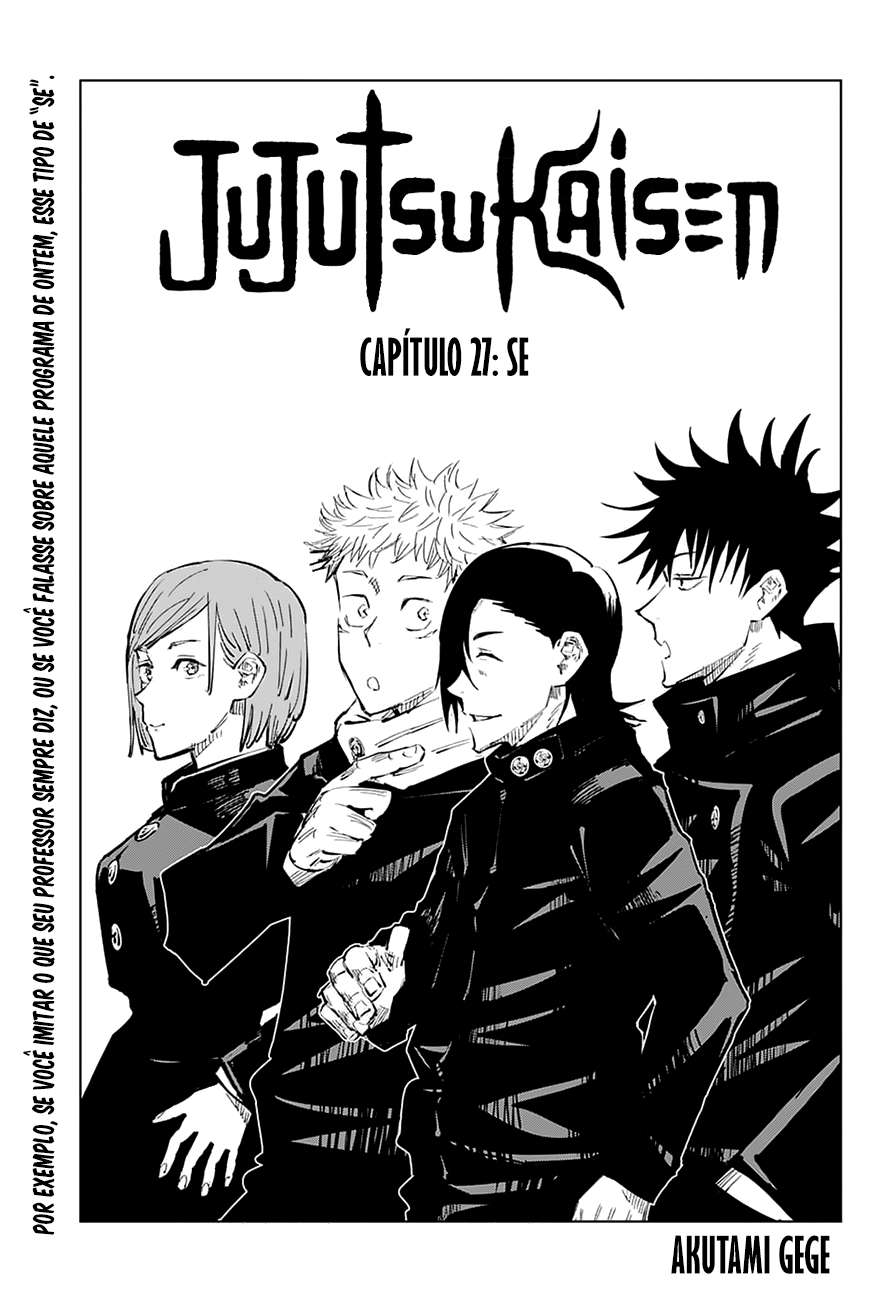 Read Jujutsu Kaisen Português Manga Online