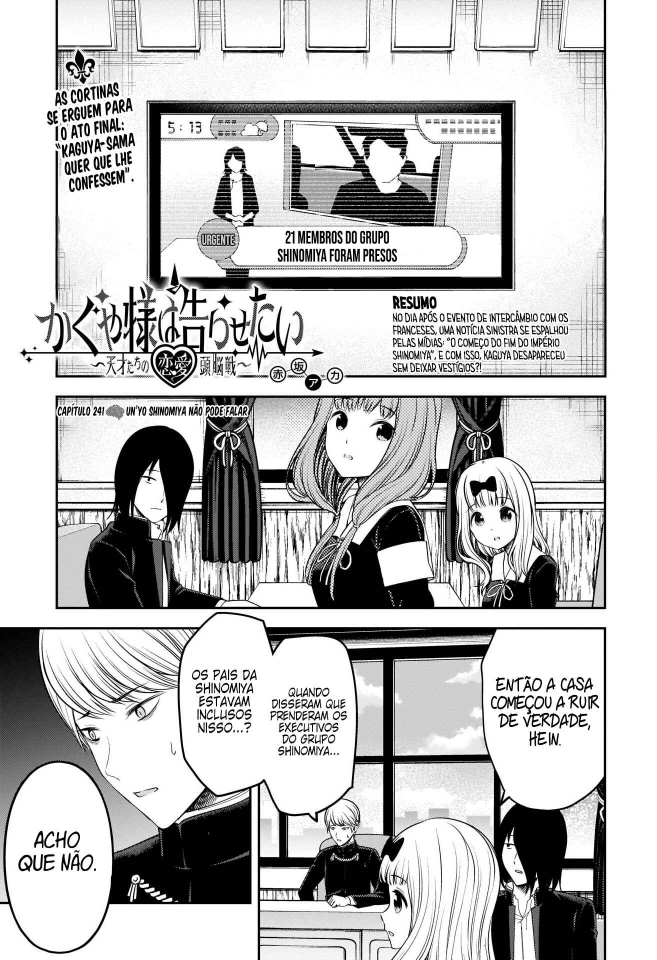Read Kaguya-sama_ Love Português Manga Online