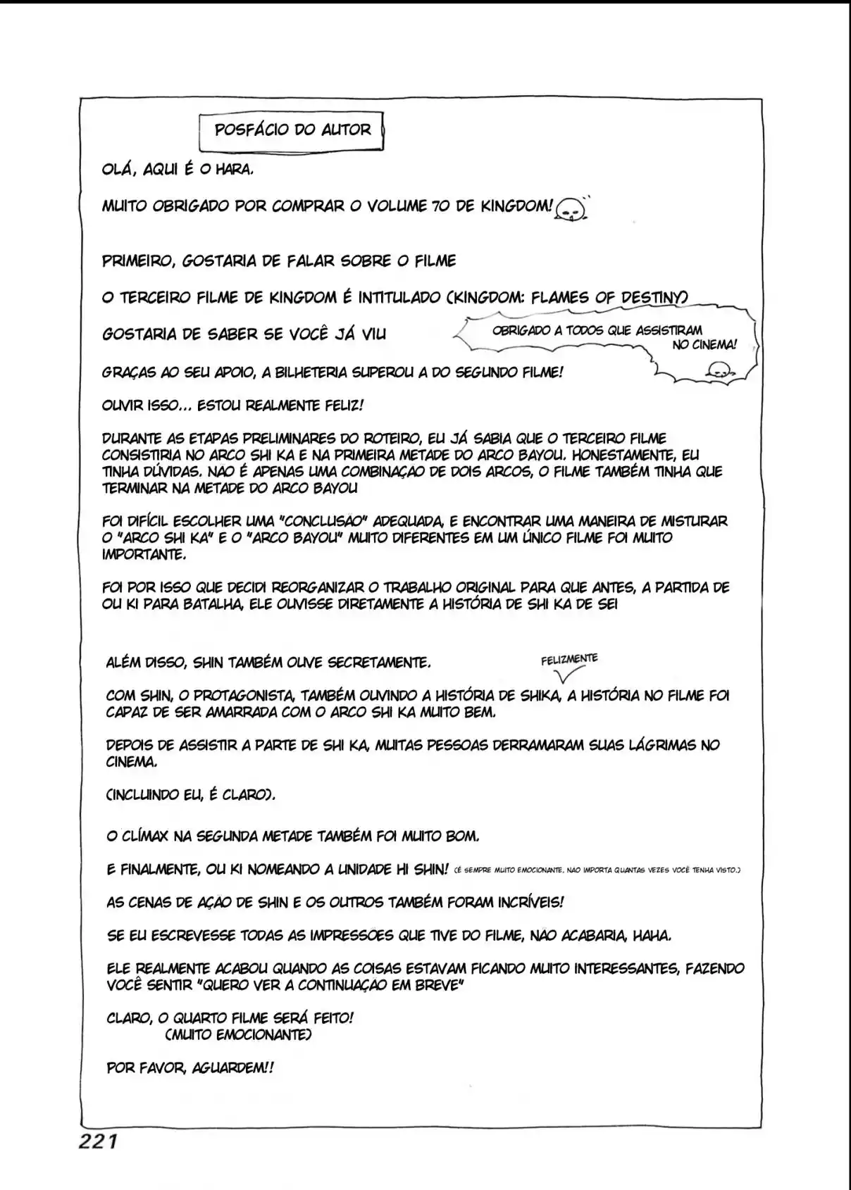 Read Kingdom Português Manga Online