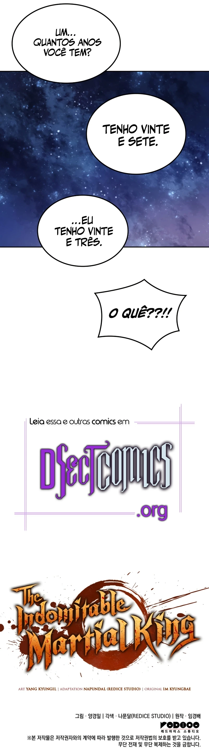 Read The Indomitable Martial King Português Manga Online