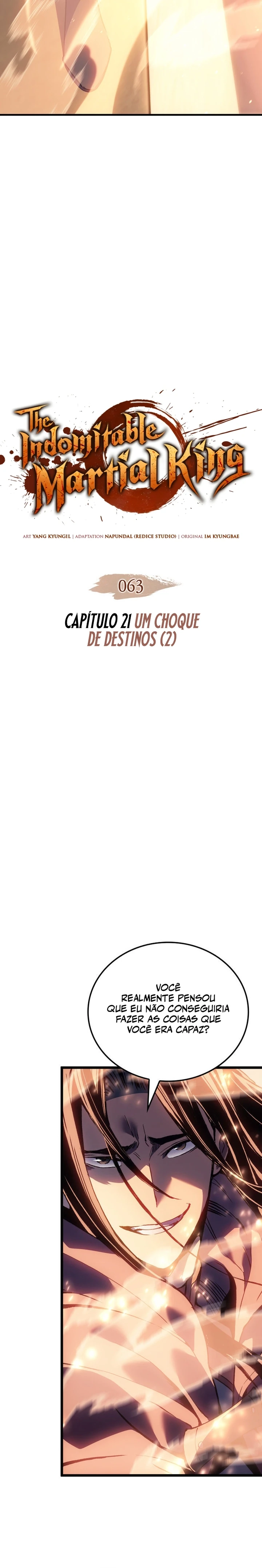 Read The Indomitable Martial King Português Manga Online