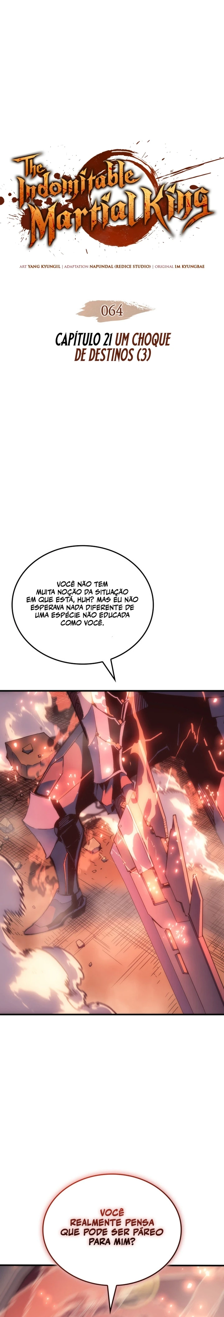 Read The Indomitable Martial King Português Manga Online