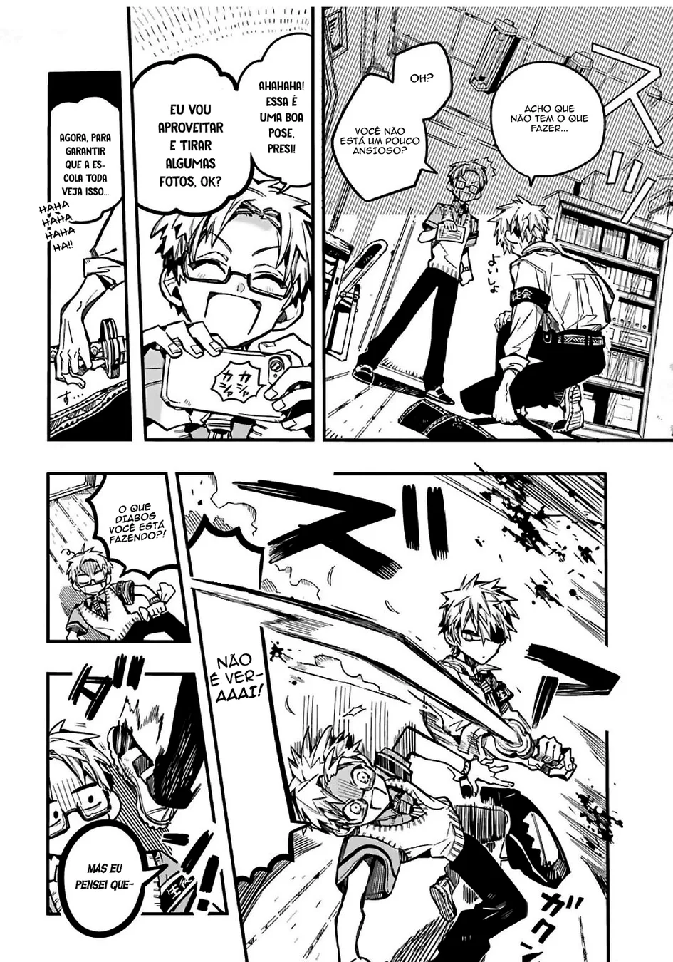 Read Toilet-bound Hanako-kun Português Manga Online